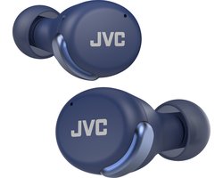 JVC HA-A30T-A - Compacte, stijlvolle True Wireless oordopjes met Noise Cancelling - Blauw