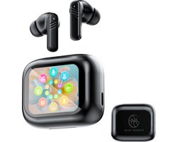 O.M.G SmartBudz Pro - Draadloze Oordopjes met Active Noise Cancelling en Smart oplaadcase - Bluetooth In-Ear Oortjes voor Kraakhelder Geluid en Ongekend Comfort - Black