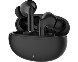 OOQE FLOW MAX | Draadloze Oordopjes | Bluetooth Oordopjes | ANC | Geschikt voor Samsung en Apple | Ergonomisch | Zwart