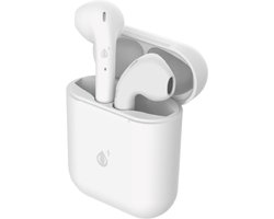 Oordopjes draadloos nieuwe model NC3161 2023 | Draadloze Oordopjes met Active Noise Cancelling | Bluetooth Oordopjes | Geschikt voor o.a. Apple iPhone en Android - Wit