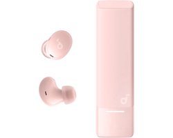 soundcore A30i NEW, noise cancelling oordopjes, lipstick-vormig ontwerp, klein, lichtgewicht comfort, helder geluid, 24 uur speeltijd, IP54, draadloze oordopjes, Bluetooth 5.4-L-Roze