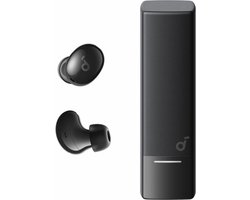 soundcore A30i NEW, noise cancelling oordopjes, lipstick-vormig ontwerp, klein, lichtgewicht comfort, helder geluid, 24 uur speeltijd, IP54, draadloze oordopjes, Bluetooth 5.4-L-Zwart