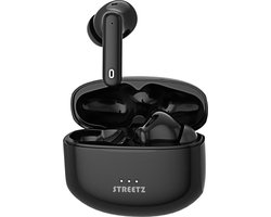 Streetz TWS ANC - Draadloze Oordopjes - True Wireless - Active Noise Cancelling - Zwart