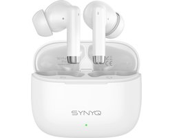 Synyq iPro Draadloze oordopjes - Bluetooth oordopjes - Draadloze sport oortjes - Oordopjes draadloos - Zwart