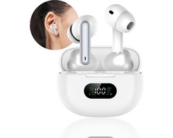 VR Electronics - Draadloos Met Noice Cancelling - Wit - Bluetooth Oordopjes - Noice Cancelling Hoofdtelefoon - Draadloze Oordopjes - Werkt met Apple en Samsung - Earpods USB C - Wireless Earphones - Oortjes Draadloos