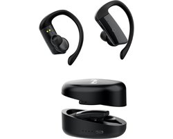 Zorix AirBudz X6 - Draadloze Sport Oordopjes - Actieve Noise Cancelling & Transparantie Mode - Bluetooth Oordopjes - Oortjes Draadloos - Comfortabel voor Gym, Hardlopen & Werk - Zwart - Actie!