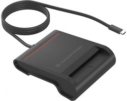 Conceptronic SCR01BC smart card reader Binnen USB USB Type-C Zwart