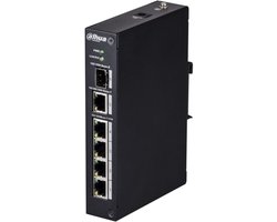 Dahua 4 Port PoE Switch, DH-PFS3106-4ET-60 - 4x PoE - 60W