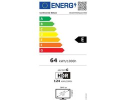 CONTINENTAL EDISON CELED55SAQLD24B3 - QLED UHD 4K TV 55“ (139cm) - Android Smart TV