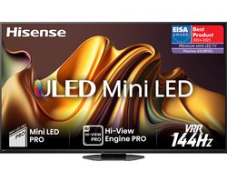 Hisense 65U8NQ - 4K ULED MiniLED - 65 inch - Smart TV - 2024