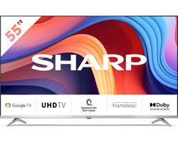 Sharp Aquos 55GP6260 - 55 inch 4K UHD QLED met Google TV