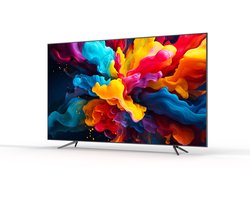 Google Smart TV | 75 inch TeeView QLED TV, 4K Ultra HD | Frameless Design