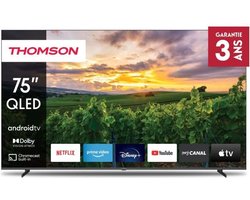 THOMSON 75QA2S13 - QLED TV 75 (190 cm) - 4K UHD 3840x2160 - HDR - Android TV - 4xHDMI - WiFi