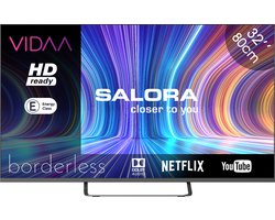 Salora 32HV210 tv 81,3 cm (32") HD Smart TV Wifi Zwart 200 cd/m²