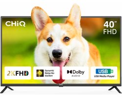 CHiQ L40G5W - TV 40 Inch LED - Non smart - Dolby Audio - Triple Tuner (DVB-T/T2/C/S/S2) - HDMI/USB/CI