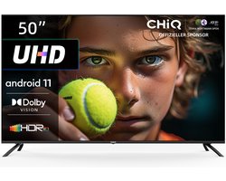 CHiQ U50H7C - Smart TV 50 Inch - 4K UHD - 50 Inch (126cm) - Android TV - Google Assistant - Netflix