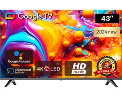 Google Smart TV | 43 inch TeeView LED TV | Frameless Design