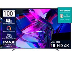 Hisense 100U7KQ - 100 inch - 4K MiniLED - 2023