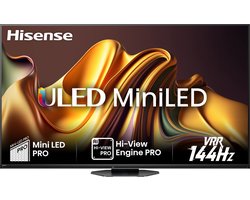 Hisense 75U8NQ - 4K ULED MiniLED - 75 inch - Smart TV - 2024