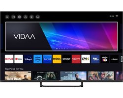 HYUNDAI - TV SMART VIDAA 43'' QLED 109 cm Netflix Youtube Prime Vidéo