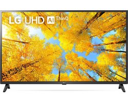 LG 43UQ75003LF - 43 inch - 4K LED - 2022 - Buitenlands model