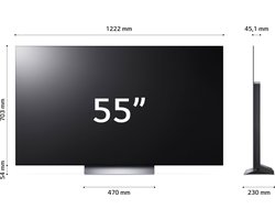 LG C3 OLED55C32LA - 55 inch - 4K OLED evo - 2023 - Buitenlands model