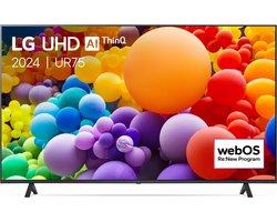 LG UHD 75UR75006LK 190,5 cm (75) 4K Ultra HD Smart TV Wifi Zwart