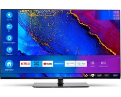 Medion X14314 (MD 30720) LCD Smart TV - 108 cm (43'') Ultra HD-scherm- HDR- Dolby Vision- Micro Dimming- MEMC- PVR-ready- Netflix- Amazon Prime Video- Bluetooth- DTS HD- DTS Virtual X- Dolby Atmos- HD Triple Tuner- CI+