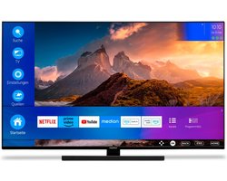 Medion X14323 (MD 30960) QLED Smart TV - 108 cm (43'') Ultra HD-scherm - HDR - Dolby Vision - Micro Dimming - MEMC - geschikt voor PVR - Netflix - Amazon Prime Video - Bluetooth - DTS Virtual X - DTS HD - Dolby Atmos - HD Triple Tuner