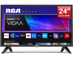 RCA VRS24HF1 24 inch HD VIDAA Smart TV | DVB-T/T2/C/S/S2 | CI/Ci+ | Hotel Modus | inclusief apps zoals Netflix,Youtube en nog veel meer