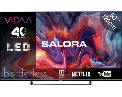 Salora FOD50UV - 50 Inch - Smart TV - 4K Ultra HD - 2023 - VIDAA - Smart tv 50 inch