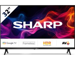 Sharp 32GF2265 - 32inch HD-ready televisie met Google TV - 2024