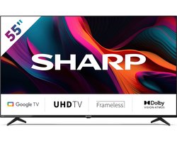 Sharp 55GL4260E - 55 inch - 4K UHD LED TV met Google TV - 2023