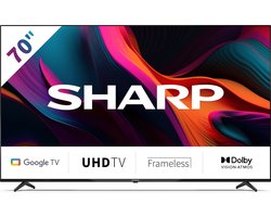 Sharp 70GL4260E - 70 inch - 4K UHD LED TV met Google TV - 2024