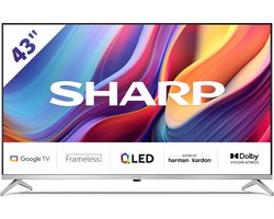 Sharp Aquos 43GP6265 - 43 inch 4K UHD QLED met Google TV - 2024