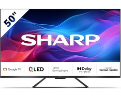 Sharp Aquos 50GR8265 - 50 inch - 144Hz 4K UHD QLED met Google TV - 2024