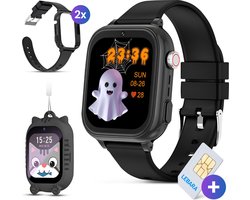 4G Smartwatch kinderen - GPS Horloge Kind - GPS Tracker Kind - Kinder Smartwatch - Stappenteller - Speelgoed - Incl Simkaart