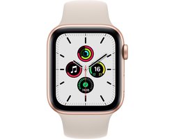 Apple Watch SE 2021 - Smartwatch dames en heren - 40mm - Roségoud