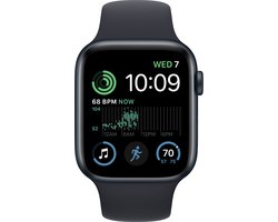 Apple Watch SE 2022 4G - 40 mm - Middernacht Aluminium