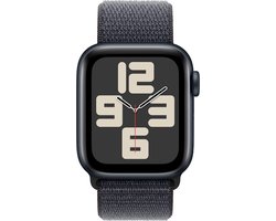 Apple Watch SE 2024 GPS 40mm Midnight Aluminium Case with Ink Sport Loop