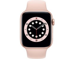 Apple Watch Series 6 - Smartwatch dames - 44 mm - Roségoud