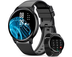 Fance S20 Smartwatch - Zwart - Smartwatch Heren & Dames - HD Touchscreen - Horloge - Stappenteller - Bloeddrukmeter - Saturatiemeter