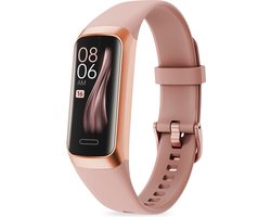 FITAGE Stappenteller - Activity Tracker - Stappenteller Horloge - Smartwatch - Dames en Heren - Roze