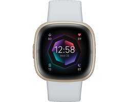 Fitbit Sense 2 - Smartwatch dames en heren - Lichtblauw