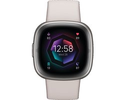 Fitbit Sense 2 - Smartwatch dames en heren - Wit