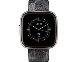 Fitbit Versa 2 SE - Smartwatch - Gewoven grijs