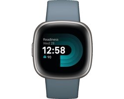 Fitbit Versa 4 - Smartwatch heren en dames - Blauw