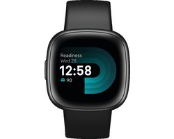 Fitbit Versa 4 - Smartwatch heren en dames - Zwart