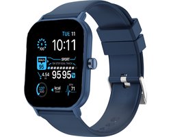 Fitgreat Grand 7 - Smartwatch - Smartwatch Dames - Heren& Kinderen- Donkerblauw