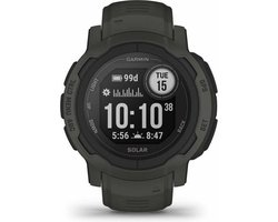 Garmin Instinct 2 Solar - Sporthorloge met GPS - Smartwatch voor heren - Zon Oplaadbaar - 45mm - Graphite